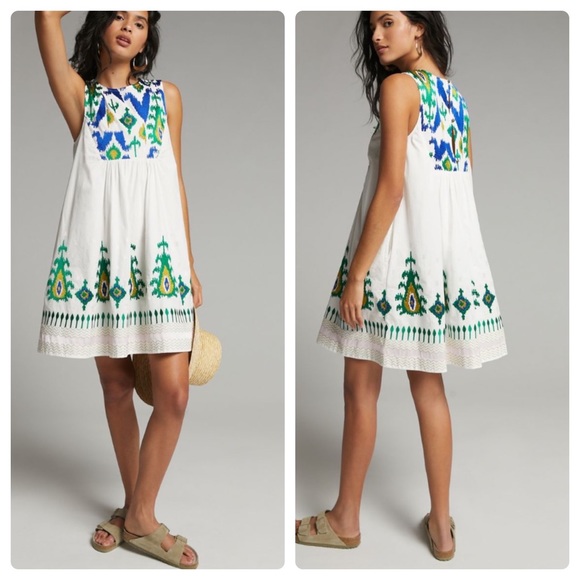 Anthropologie Art Deco swing mini dress - Picture 2 of 12